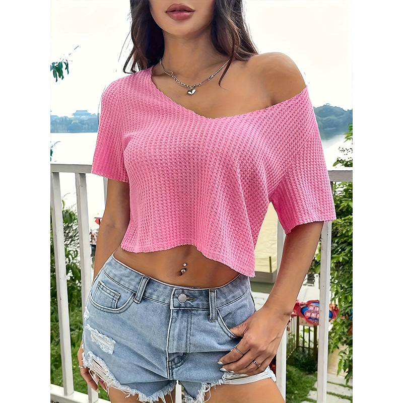 Summer V-neck Sweater